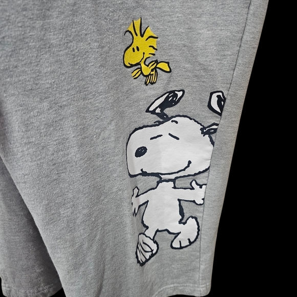 Peanuts Snoopy & Woodstock‎ Gray Sweatpants Women’s 1X | Comfy Lounge Pants - Picture 2 of 4